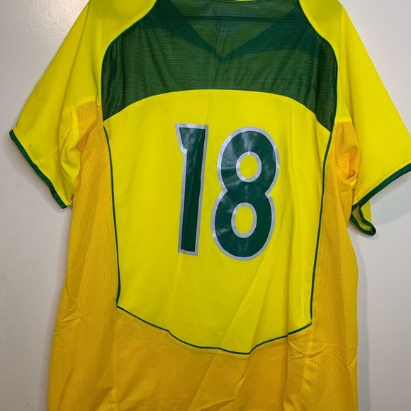 Authentic Playoff Brazil Soccer Jersey - Picture 2 of 3